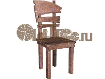 дизайн стула из состаренного дерева