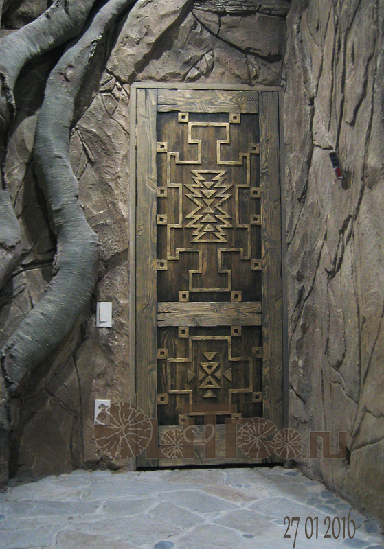 дверь в стиле майя