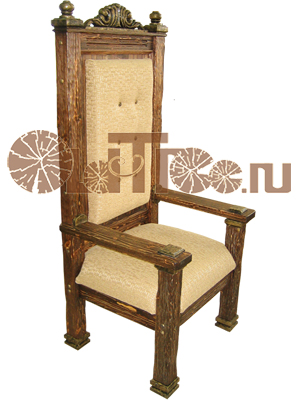 деревянный трон Царь